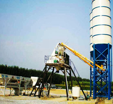 25m3/h small concrete batching plant