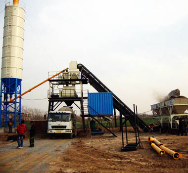 Mobile Ready Mixed Concrete Batching Plant YHZS60