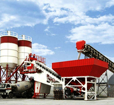 Mobile concrete batching plant yhzs50